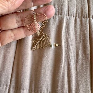 Elegant Gold Leaf Earrings